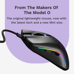 Glorious Model O 2 Mini Wired Gaming Mouse - Matte Black