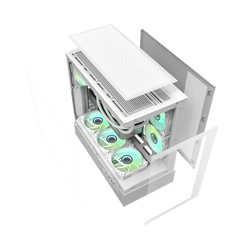 Darkflash DPX90 ATX with 3 FANS PC Case - White