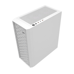 Darkflash DK351 ATX with 4 FANS PC Case - White