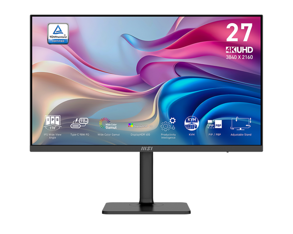 MSI Modern MD272UPHG 27" UHD 4K 60Hz Office Monitor
