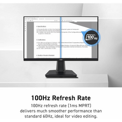 MSI PRO MP225V 22" VA FHD 100Hz Office Monitor - Black
