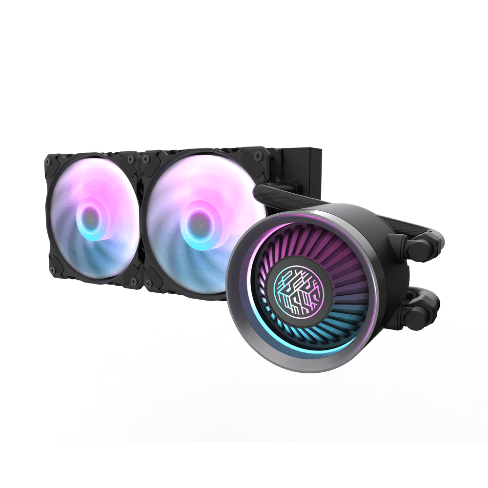 Darkflash DN240 Nebula 240mm AIO Liquid Cooler - Black