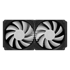 Darkflash Radiant DC240 240mm AIO ARGB Liquid CPU Cooler - Black