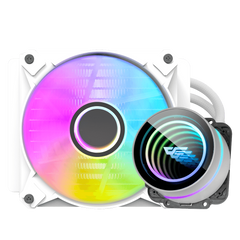 Darkflash Twister DX120 120mm AIO ARGB Liquid CPU Cooler - White