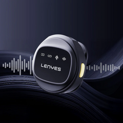 LENYES LM204-TC Wireless Lavalier Microphone with Type-C Charging Port and Intelligent Noise Cancellation