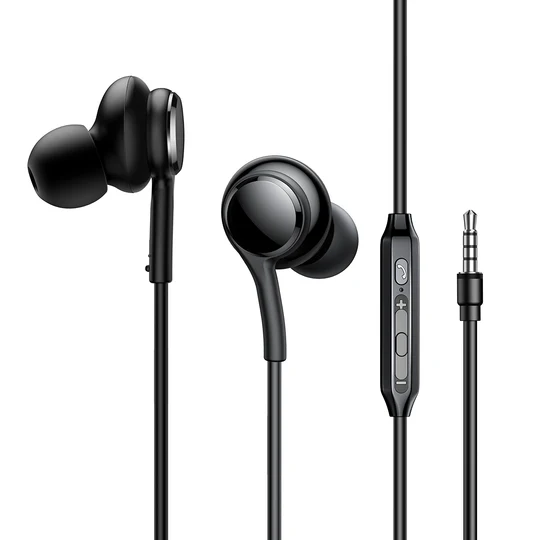 Joyroom JR-EW02 Wired Series In-Ear Earbuds – Black