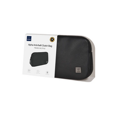 WIWU ALPHA Fingerint Lock Clutch Bag - Black