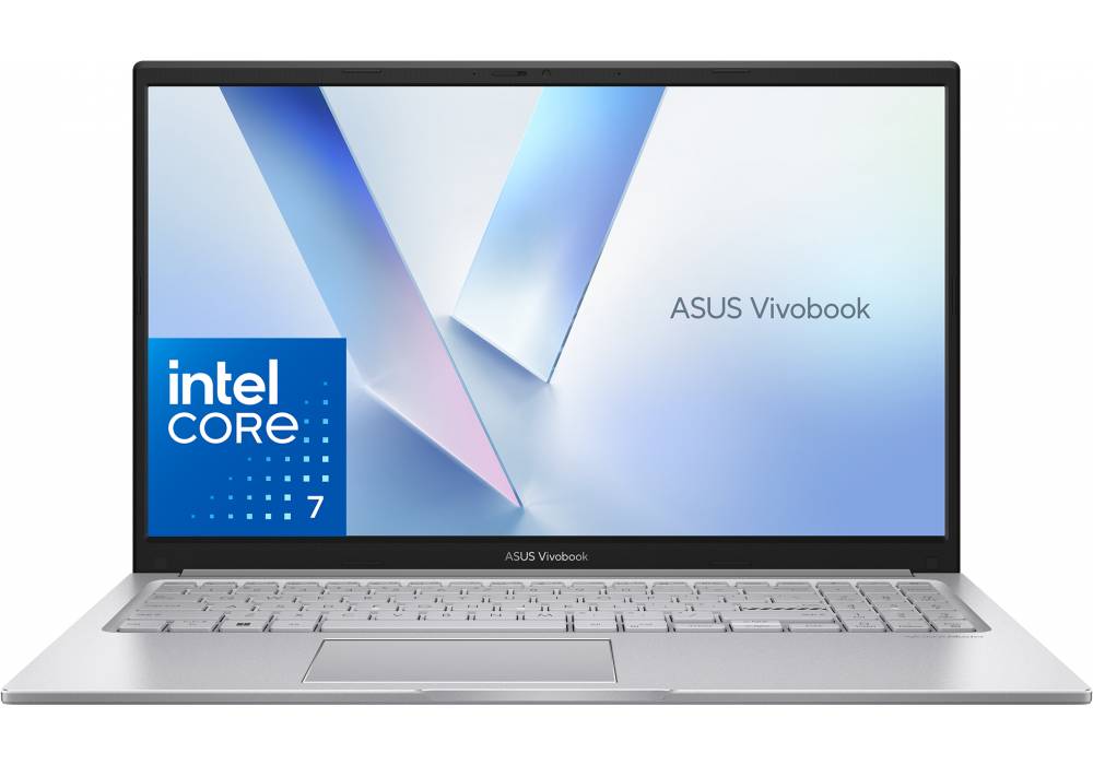 Laptop ASUS Vivobook 15 (X1504VA) |Intel® Core™ 7 150U Processor, 8GB DDR5, 512GB SSD, WiFi 6, BT 5.2, SonicMaster Audio - Cool Silver
