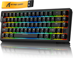 ATTACK SHARK X68 HE MAGNITC SWITCH KEYBORAD BLACK