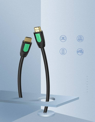 UGREEN HD101 HDMI Round Cable 3m 4K@60Hz HDMI 2.0 (Yellow/Black)