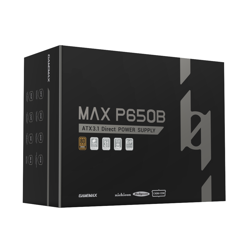 GAMEMAX MAX P650 B POWER SUPPLY