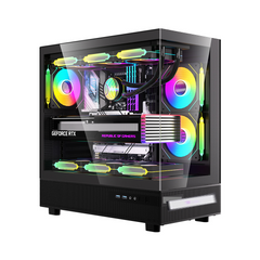 THERMALTAKE S-M Steel Shadow Transmission MINI GAMING CASE - White