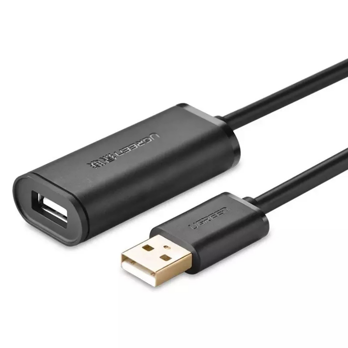 UGREEN US121 USB 2.0 Active Extension Cable with Chipset 5m (Black)