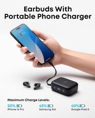 Anker Soundcore P41i Adaptive Noise Cancelling Earbuds – Portable Charging Case - Black