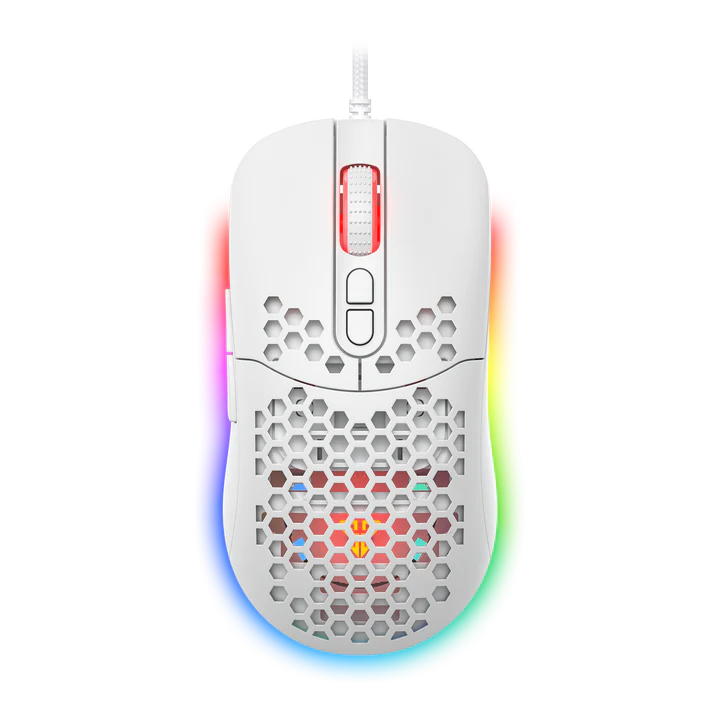 FANTECH X18 HIVE HERO RGB GAMING MOUSE - WHITE