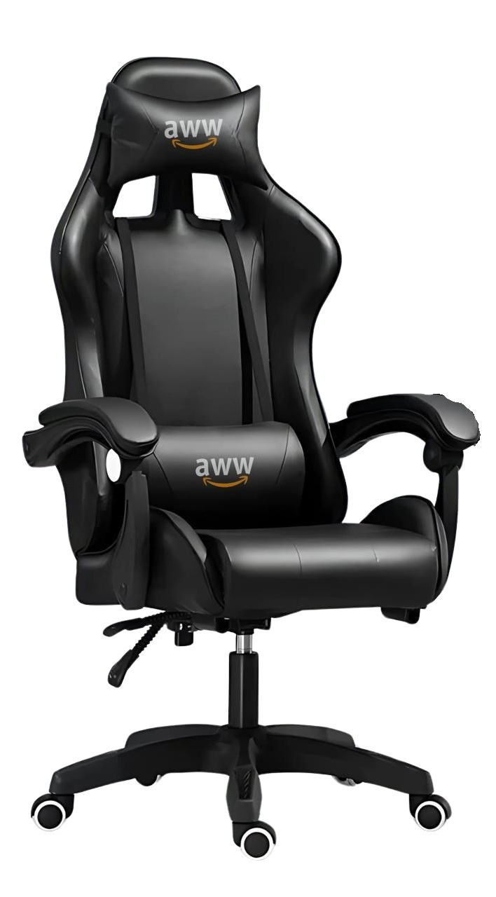 AWW GAMING CHAIR MULTICOLOR - BLACK