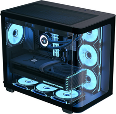 AEROCOOL P500C ARGB ATX Mid Tower Gaming Case - Black