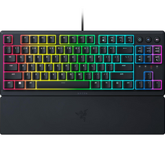 Razer Ornata V3 TKL Low-Profile Keys Mecha-Membrane SwitchesUV-Coated Keycaps Backlit Media Keys 8-Zone RGB Lighting Spill-Resistant w/ Wrist Wrest