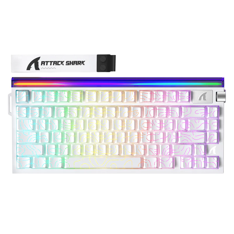 ATTACK SHARK R85 HE WIRD MAGNETIC SWITCH KEYBOARD White Contour