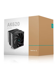 DeepCool AK620 CPU Air Cooler – 6 Heat Pipes, LGA1700 & AM5, Black