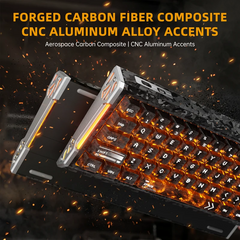 ATTACK SHARK R68HE CARBON FIBER WIRED MAGNITEC SWITCH KEYBOARD