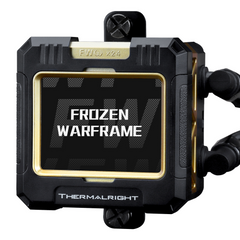 Thermalright Frozen Warframe 420 ARGB AIO Liquid CPU Cooler – 140mm PWM Fans, Black