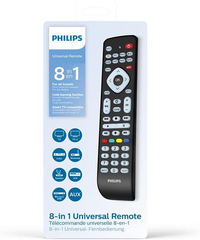 Philips SRP2018/10 8in1 Universal Remote Control - Black