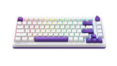 Machenike K600T-B82 Tri-mode RGB GR Silver Switch - White