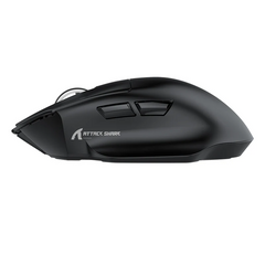 Attack Shark V6 Wireless Mouse – Bluetooth, 25000 DPI, PAW3311, Black