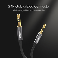 UGREEN 3.5mm Male to 3.5mm Male Cable 1.5m (Black)