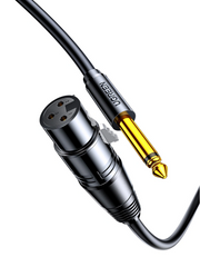 UGREEN AV131 6.35mm to XLR Female Audio Cable – Black