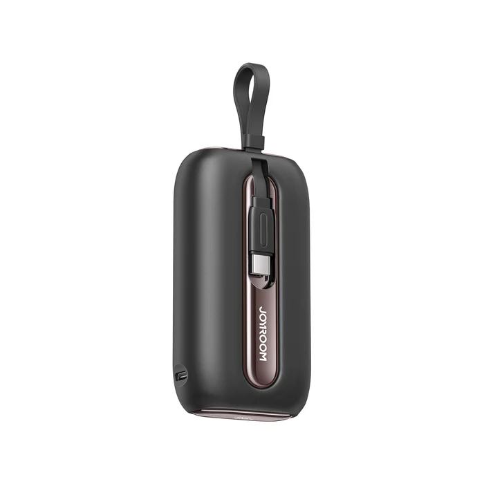 JOYROOM JR-L012 10000mAh 22.5W mini Power Bank with Dual Cables Black
