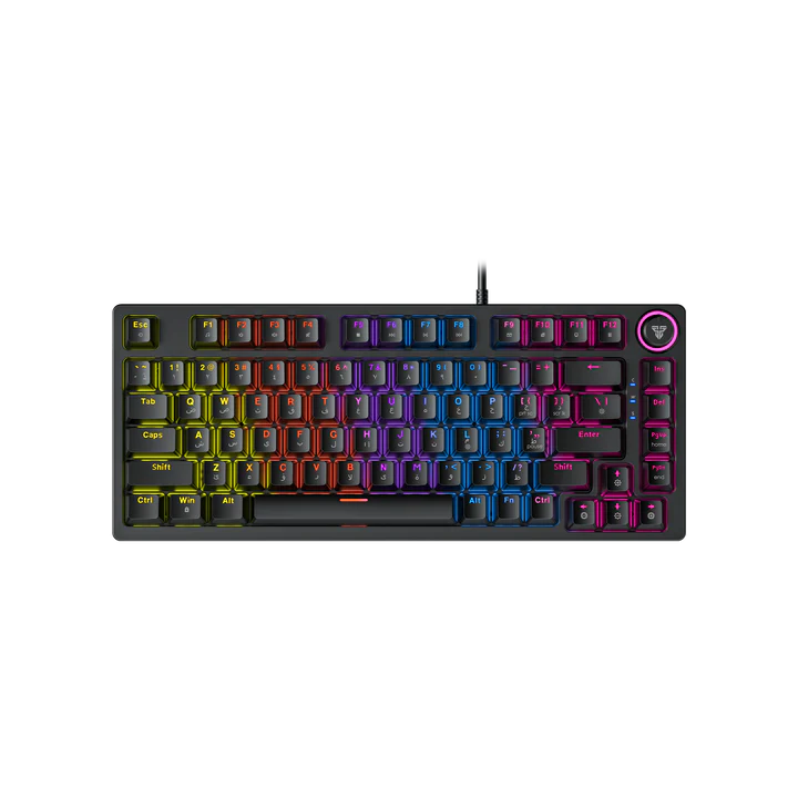 FANTECH MK875V2 ATOM81 HERO GAMING KEYBOARD - BLACK / RED
