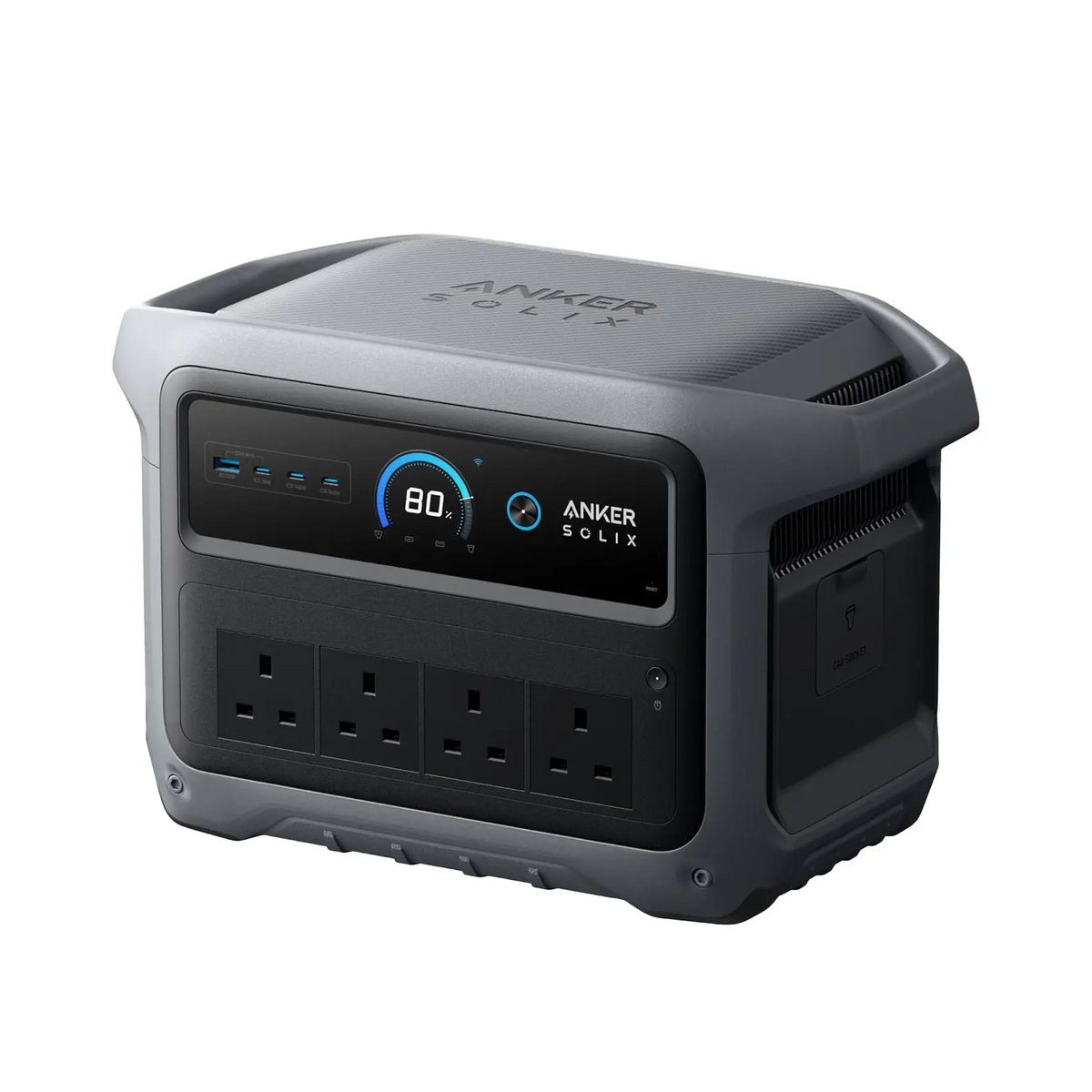 Anker SOLIX C1000 Gen 2 1024Wh 2000W Power Station – A17632A1, Gray