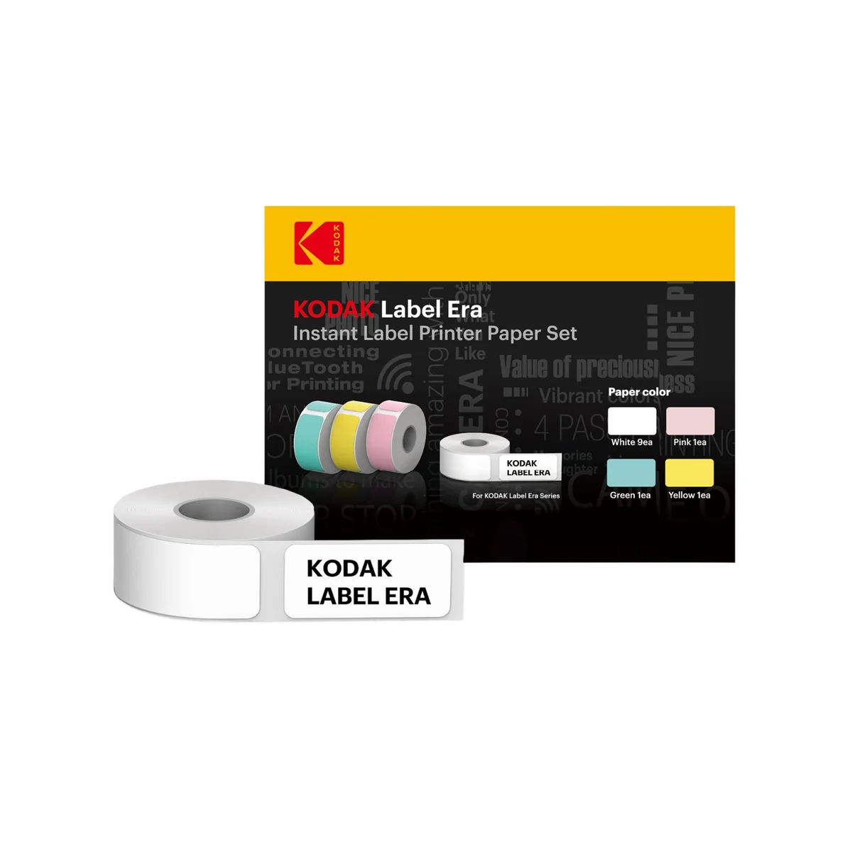 Kodak Label Era M50 Sticker Label Refill – 12 Rolls
