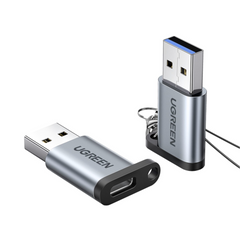 UGREEN US276 USB-A 3.0 to USB-C Adapter (Gray)