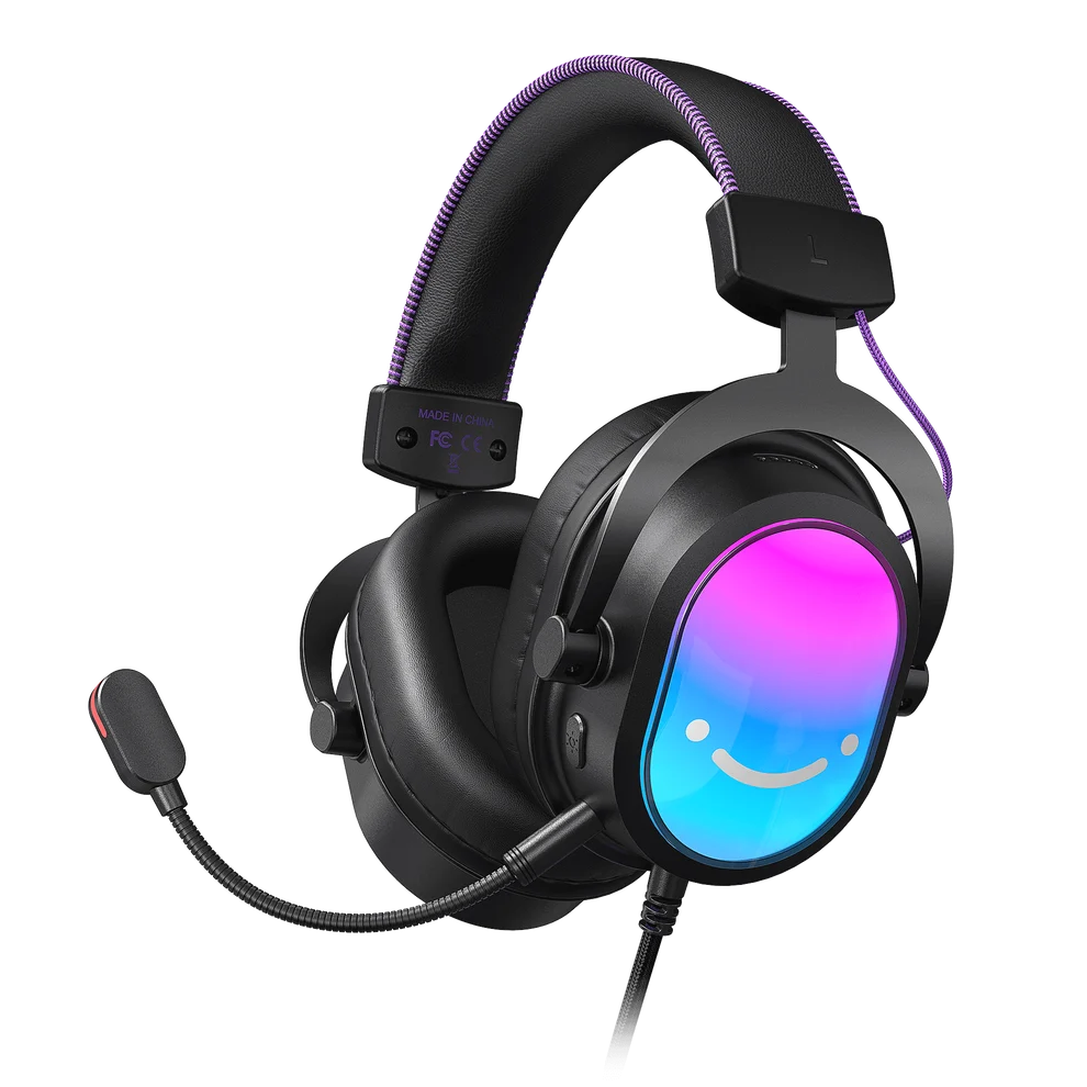 Fifine AmpliGame H16 Wired Gaming Headset – Black