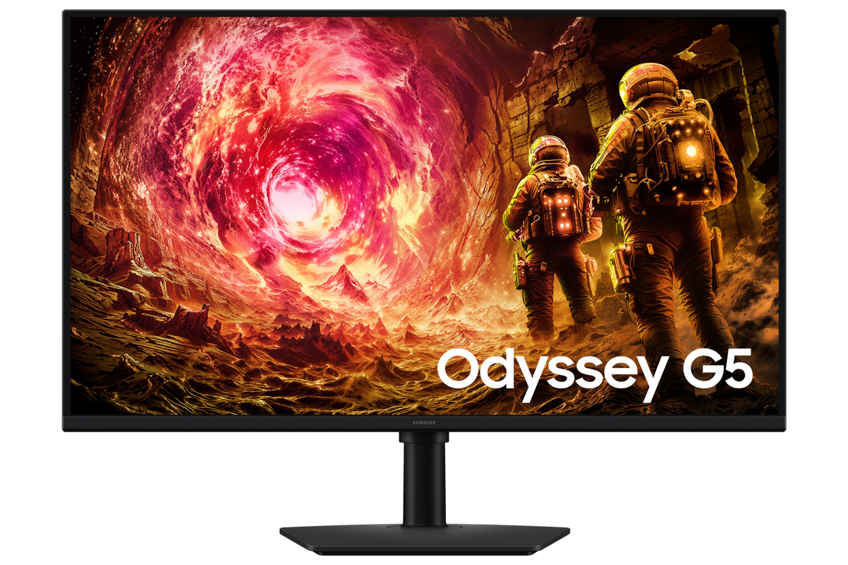 Samsung Odyssey G5 (FG502E) 32" IPS 2K 180Hz 1ms HDR10 Ergonomic Stand Flat Monitor
