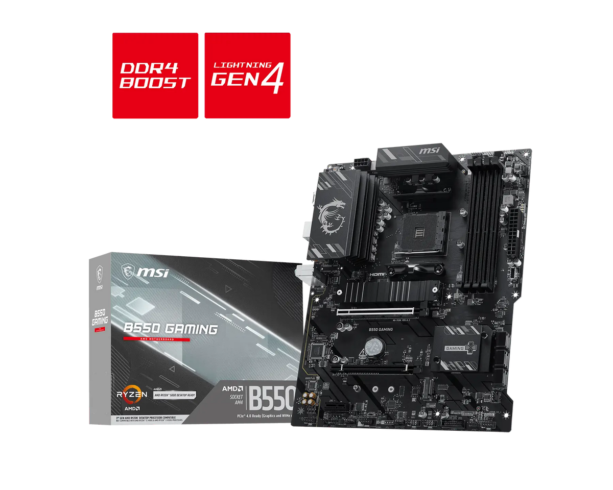 MSI B550 GAMING AMD AM4 PCIe 4.0 ATX Motherboard