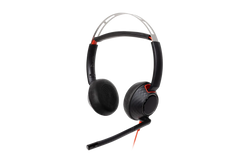 Poly Blackwire 5220 Stereo USB-C Headset +3.5mm Plug +USB-C/A Adapter