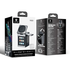 LENYES PW331 3IN1 DIGITAL SCREEN WIRELESS CHARGER