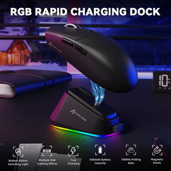 ATTACK SHARK G3 PRO Tri-mode Wireless Gaming Mouse - Black