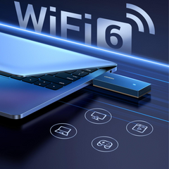 UGREEN CM499 AX1800 Dual-Band Wireless Adapter (Wi-Fi 6) 2.4GHz: 574Mbps; 5GHz: 1201Mbps
