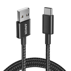 Anker Nylon USB-C to USB-A 2.0 Cable - 6FT