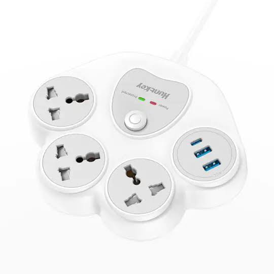 Huntkey SZN307C F2O Charger Pub Station Surge Protect Power Strip MK Plug 1.5M