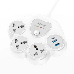 Huntkey SZN307C F2O Charger Pub Station Surge Protect Power Strip MK Plug 1.5M