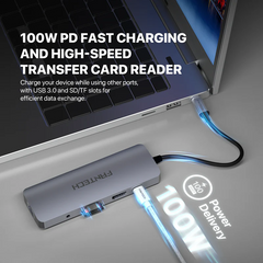 FANTECH HC101 NERALINK USB-C HUB 10 IN 1