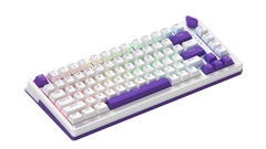 Machenike K600T-B82 Tri-mode RGB GR Silver Switch - White