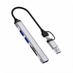 WIWU Wi-HB003 ZOLO 5 in 1 USB-C/USB-A HUB