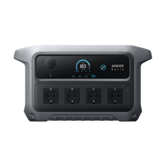 Anker SOLIX C2000 Gen 2 2048Wh 2400W Power Station – A17832A1, Gray